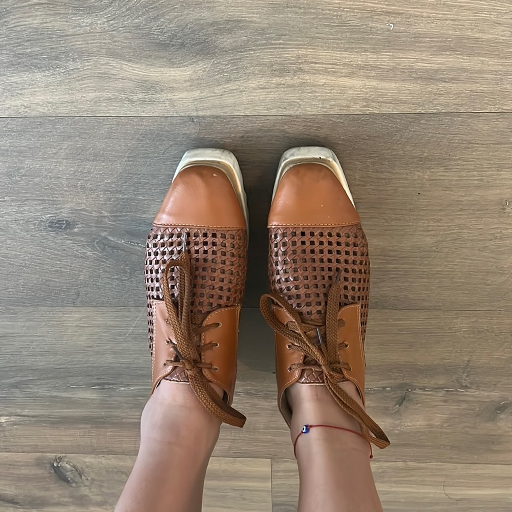 Platform Oxford shoes